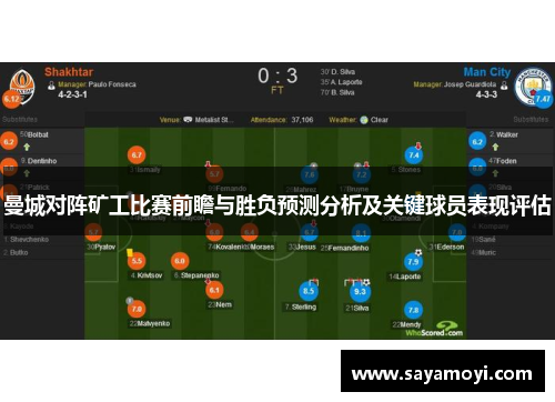 曼城对阵矿工比赛前瞻与胜负预测分析及关键球员表现评估